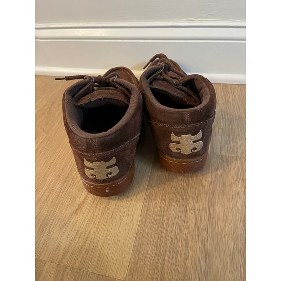 IPath Brown Suede Cats Chukka Skate Sneakers Y2K Men's Size 13 - Picture 4 of 5